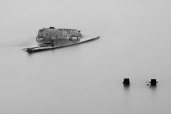 Pin-Mill-submerged-boat-BW